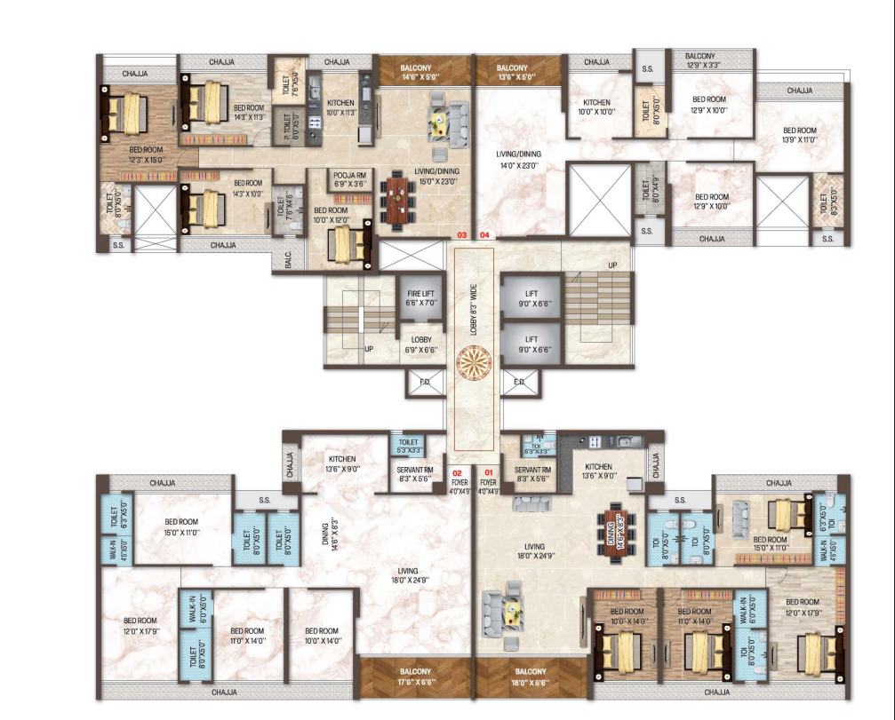 Detailed Master Plan of ESTRELLA by Shreeji Group At Kharghar, Navi Mumbai